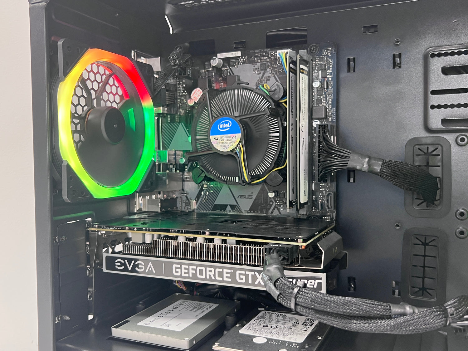 Image of the inside of a PC